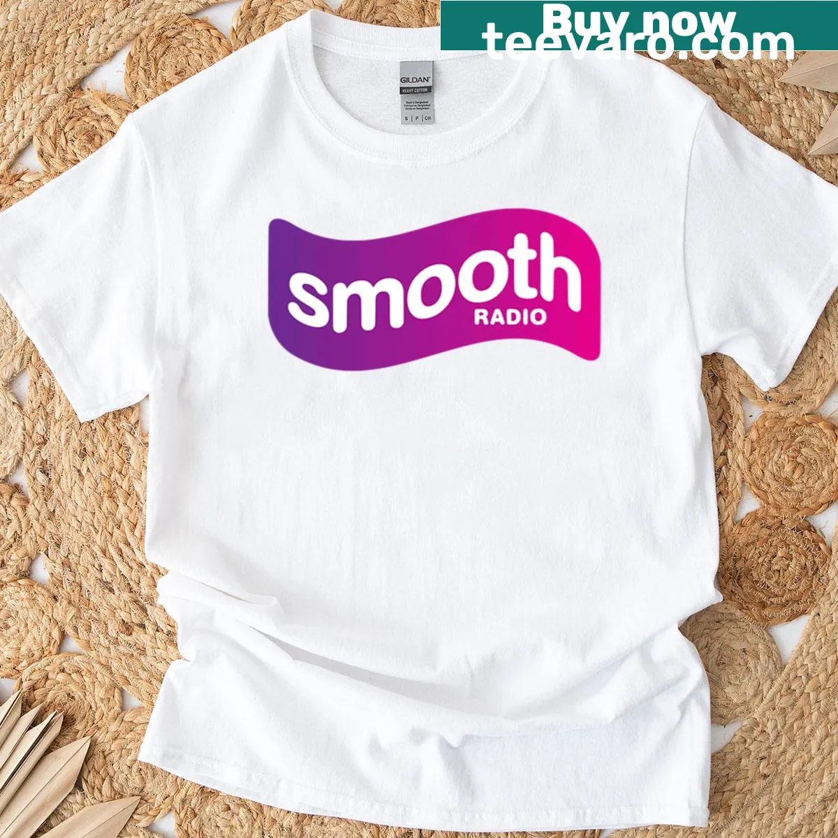 Retro T-shirt celebrating classic radio with nostalgic graphics — on a men's t-shirt