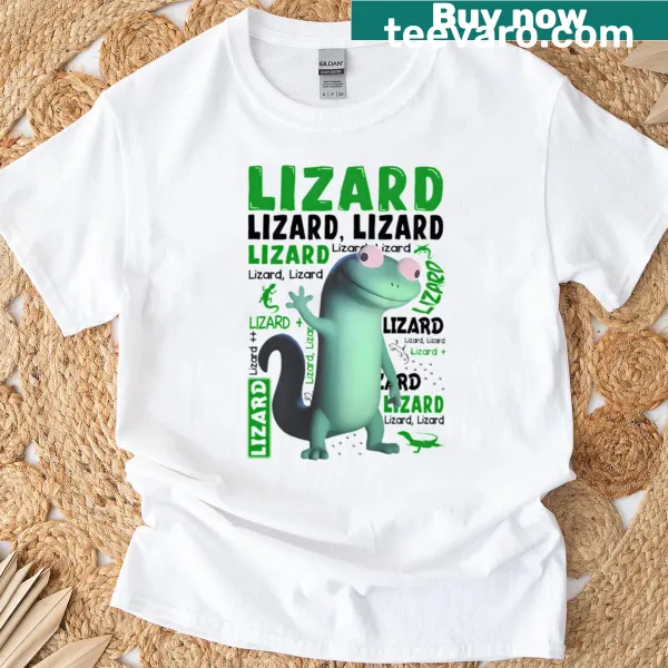 Funny Elio Lizard meme graphic T-shirt