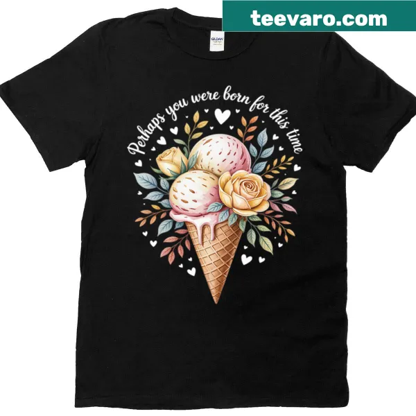 T-shirt featuring inspirational text from Esther 4 about purpose