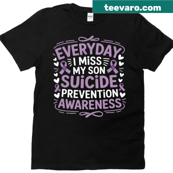T-shirt with heartfelt text about missing a loved one