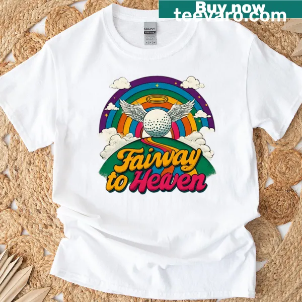Retro golf-themed T-shirt featuring a fun graphic