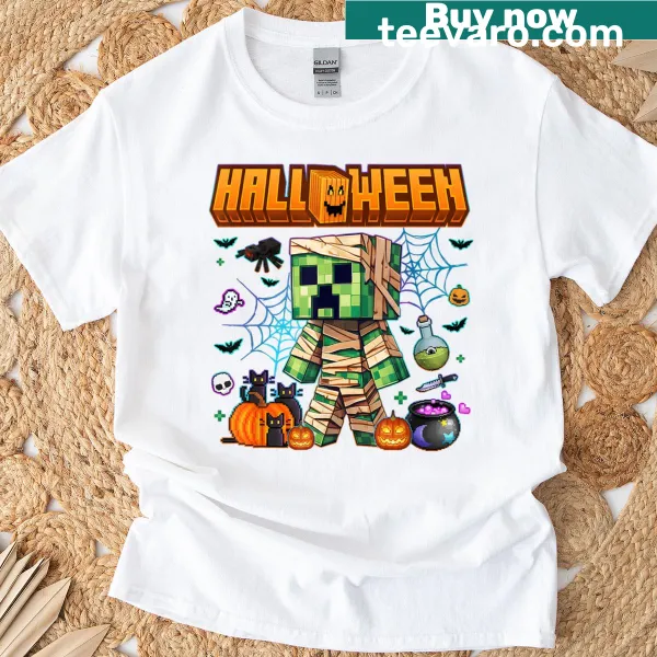 Gaming-themed t-shirt for boys featuring playful graphic design