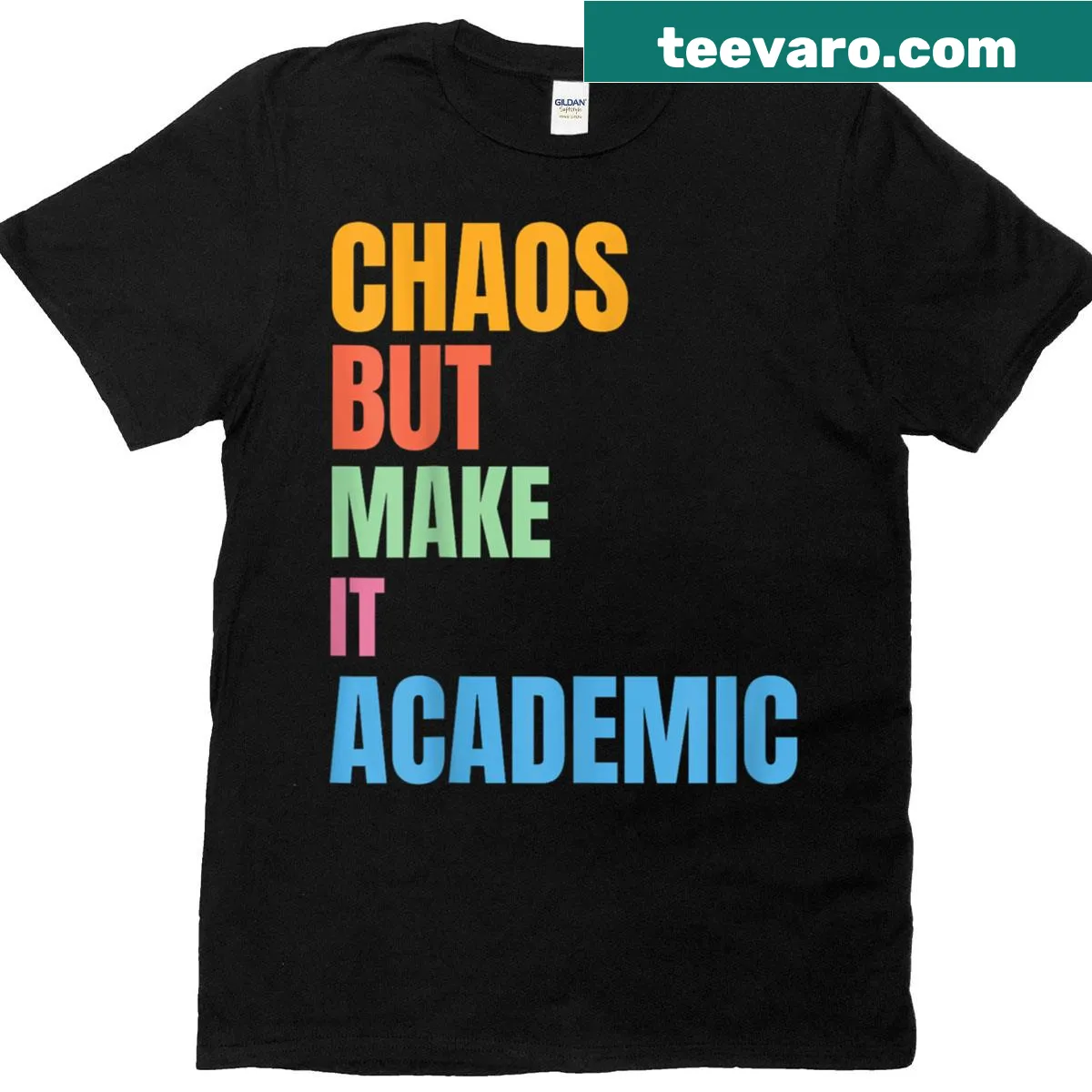 Funny back-to-school themed design on T-shirt — on a men's t-shirt
