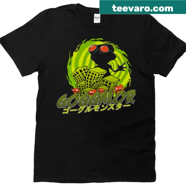 Goggalor t-shirt featuring bold graphic of the monster