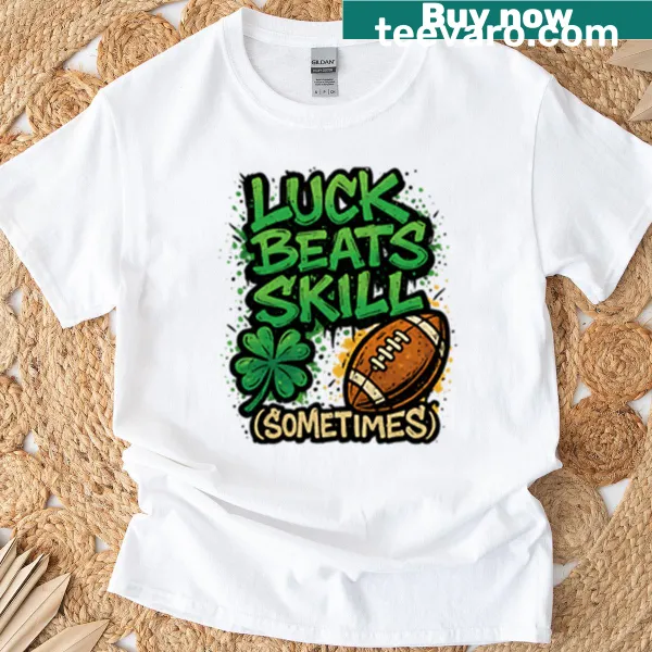 Edgy typography design with football saying on a T-shirt