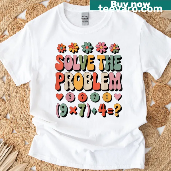 Funny math teacher t-shirt featuring PEMDAS meme illustration