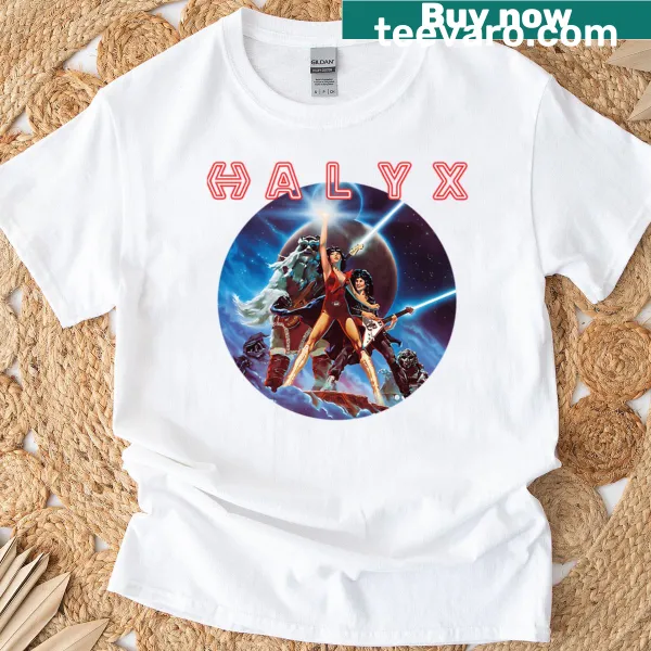 Halyx Band graphic T-shirt for music fans