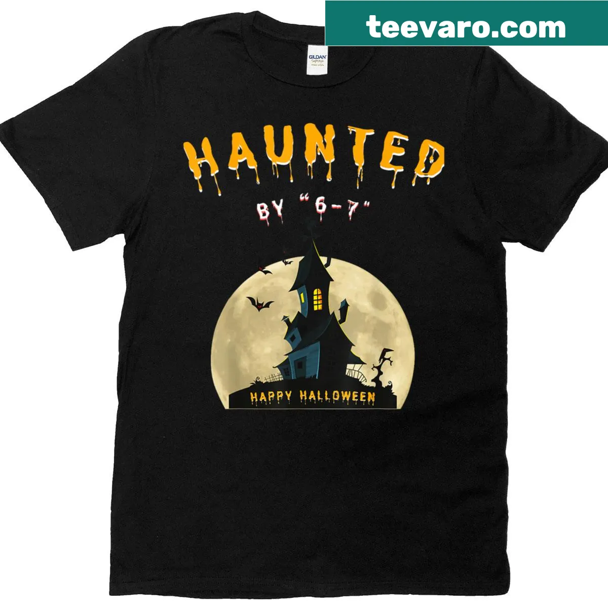 Funny Halloween t-shirt featuring a ghost pun graphic — on a men's t-shirt