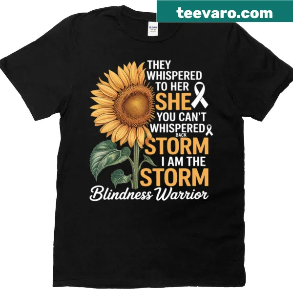 Inspirational t-shirt with 'I Am The Storm' text design
