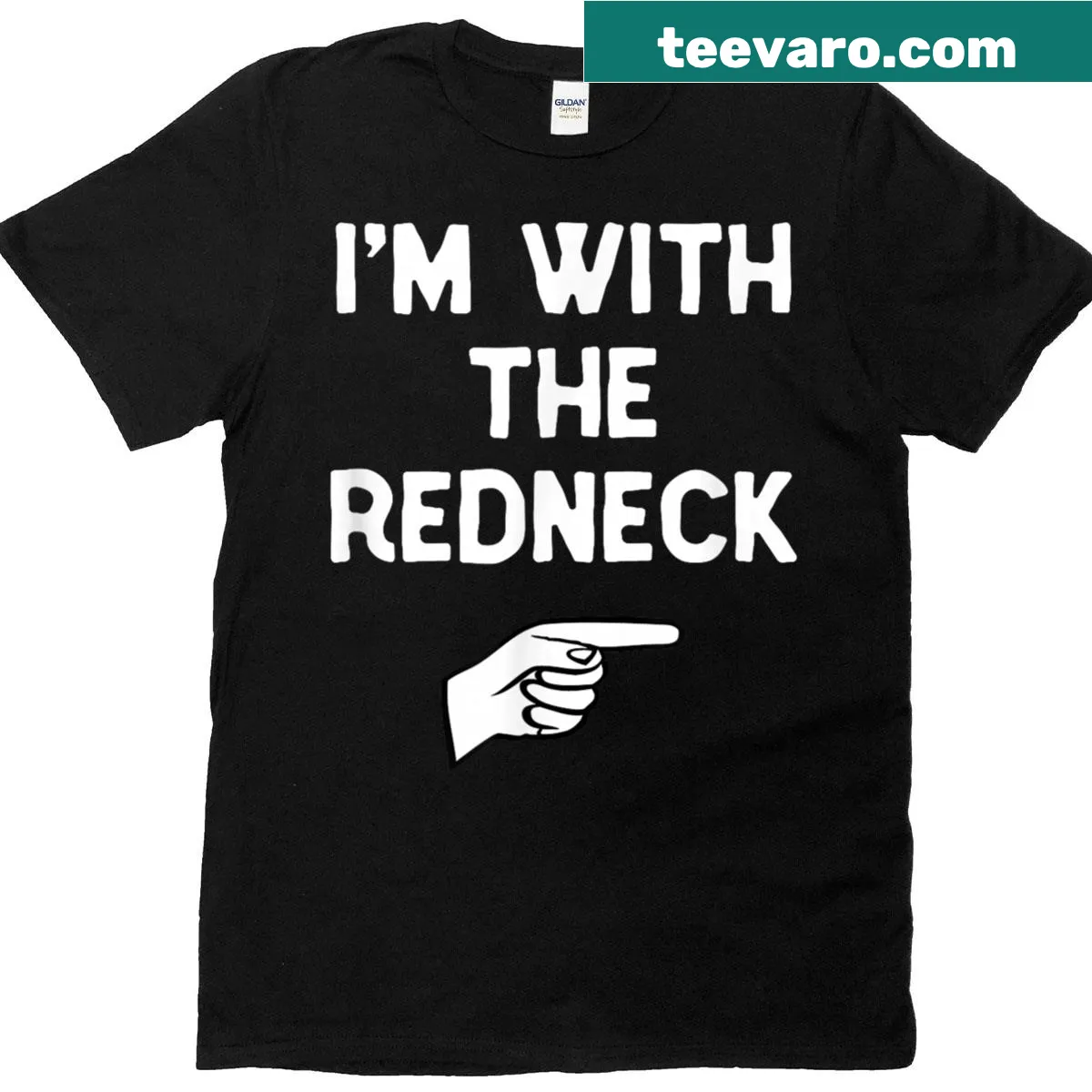Funny Halloween costume t-shirt with redneck-themed graphics — on a men's t-shirt