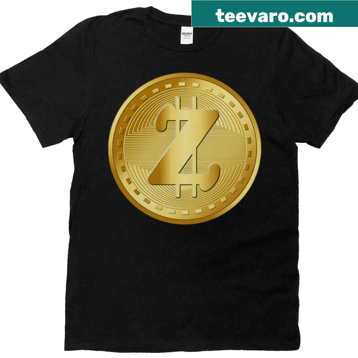 Minimalist Initial Z monogram t-shirt for cryptocurrency fans — on a men's t-shirt