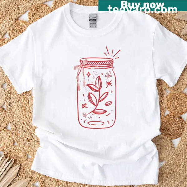 Illustrative potted plant T-shirt