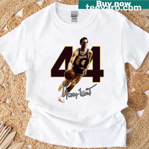 Vintage Jerry West signature T-shirt