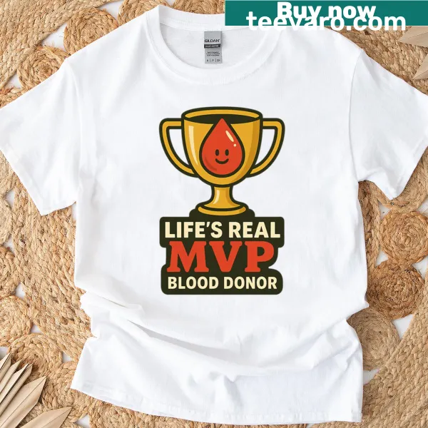 Bold typography saying Life's Real MVP on a T-shirt