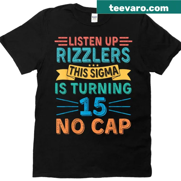 Funny birthday T-shirt with playful text design