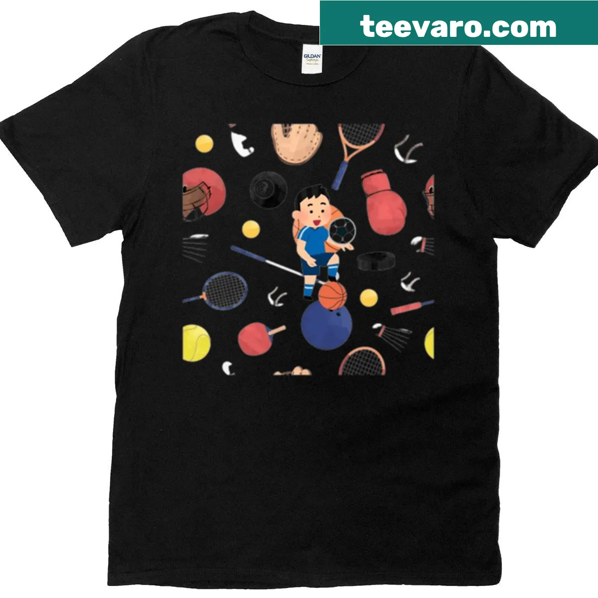 Inspirational sports t-shirt with energy and passion message — on a men's t-shirt