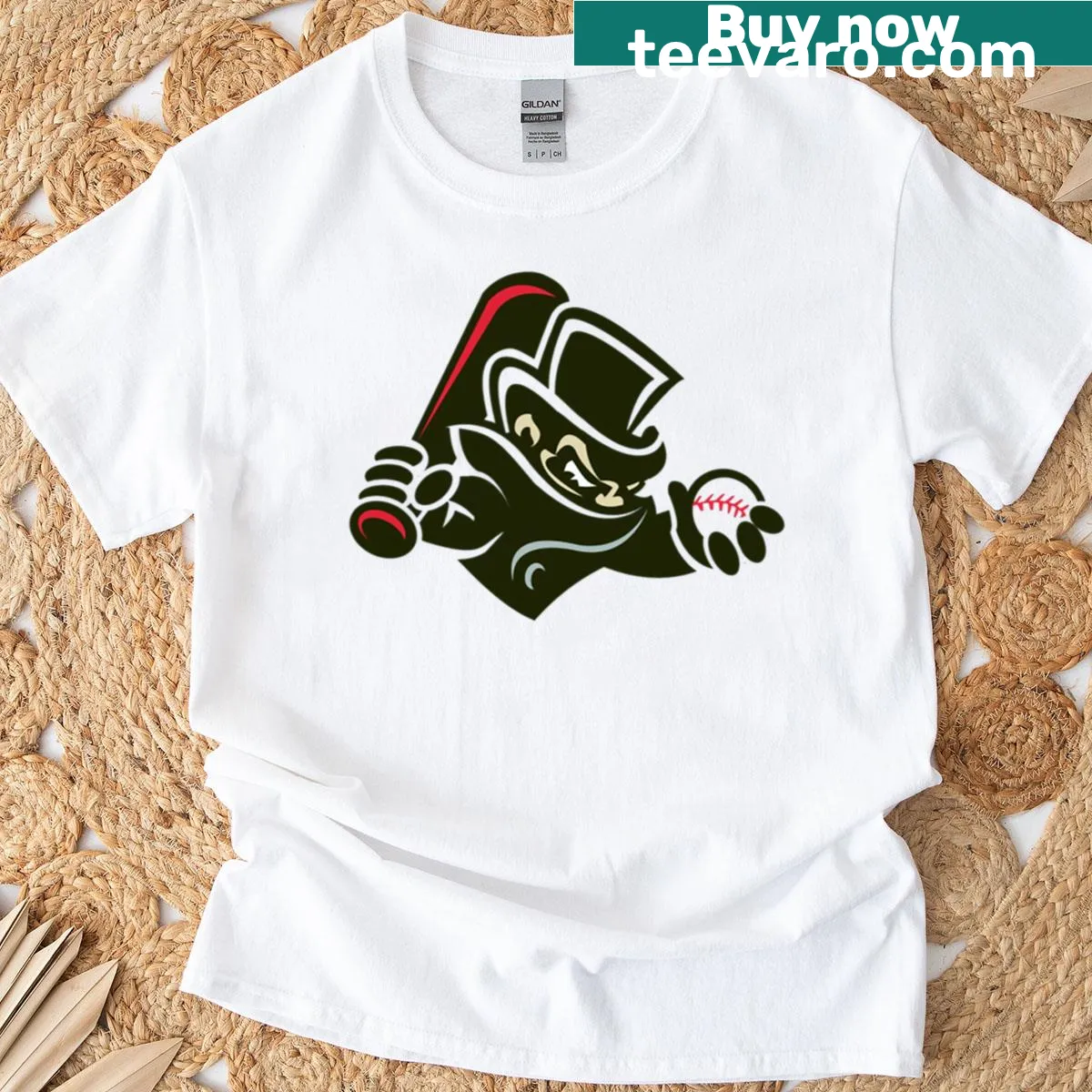 Graphic design of London Rippers on secondary T-shirt — on a men's t-shirt