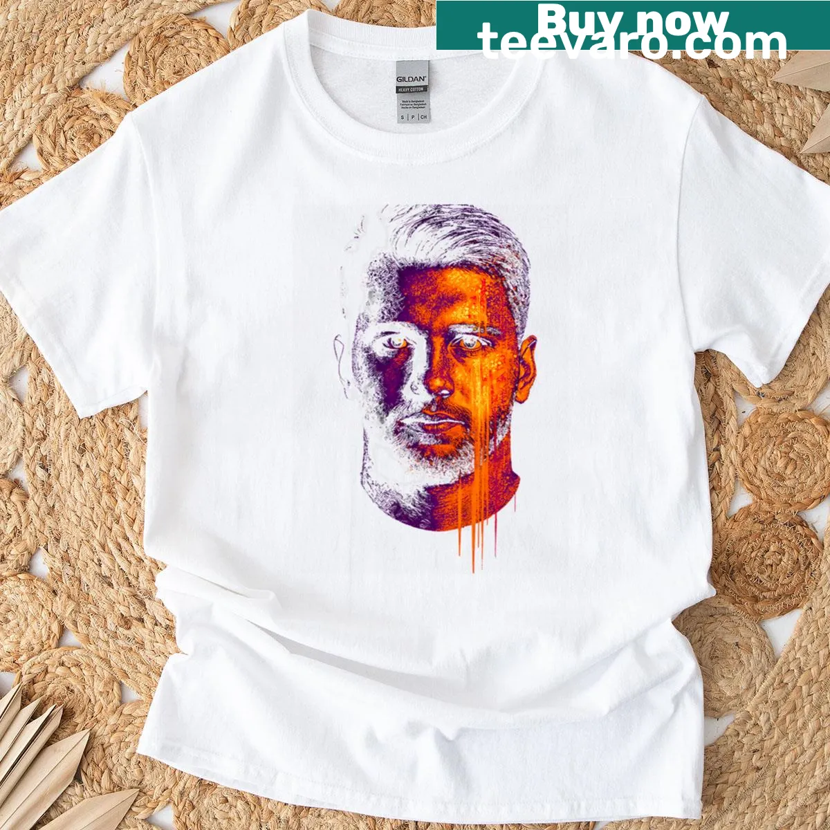 T-shirt featuring Luka Doncic graphic design for basketball fans — on a men's t-shirt