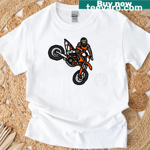 Motoball sport-themed T-shirt featuring dynamic player graphics