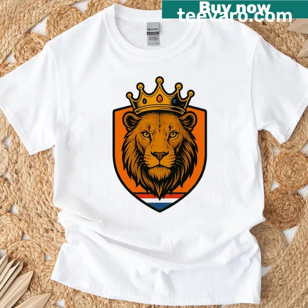 Dutch soccer-themed T-shirt for fans