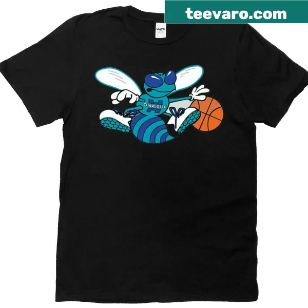 Charlotte Hornets logo design on T-shirt