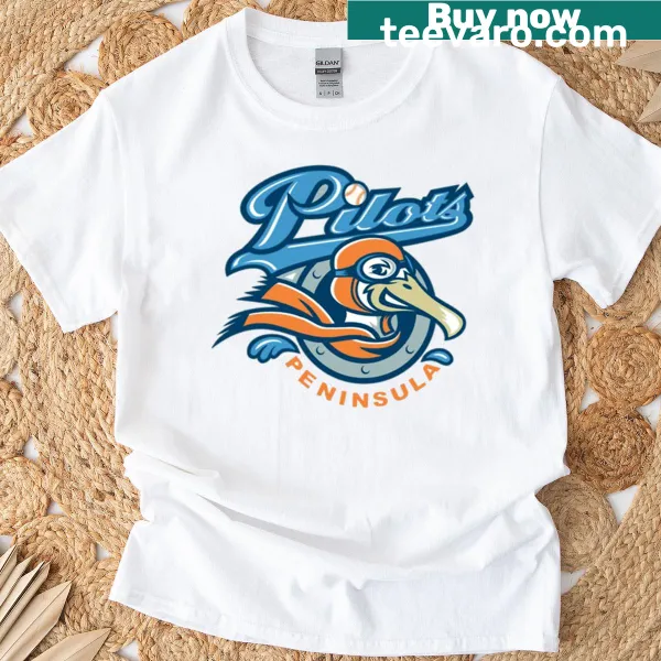 T-shirt featuring the Peninsula Pilots team logo