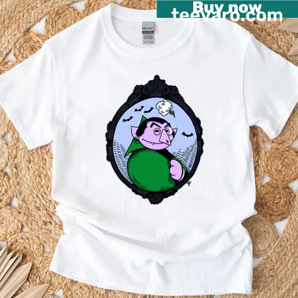 T-shirt featuring a classic portrait of a count