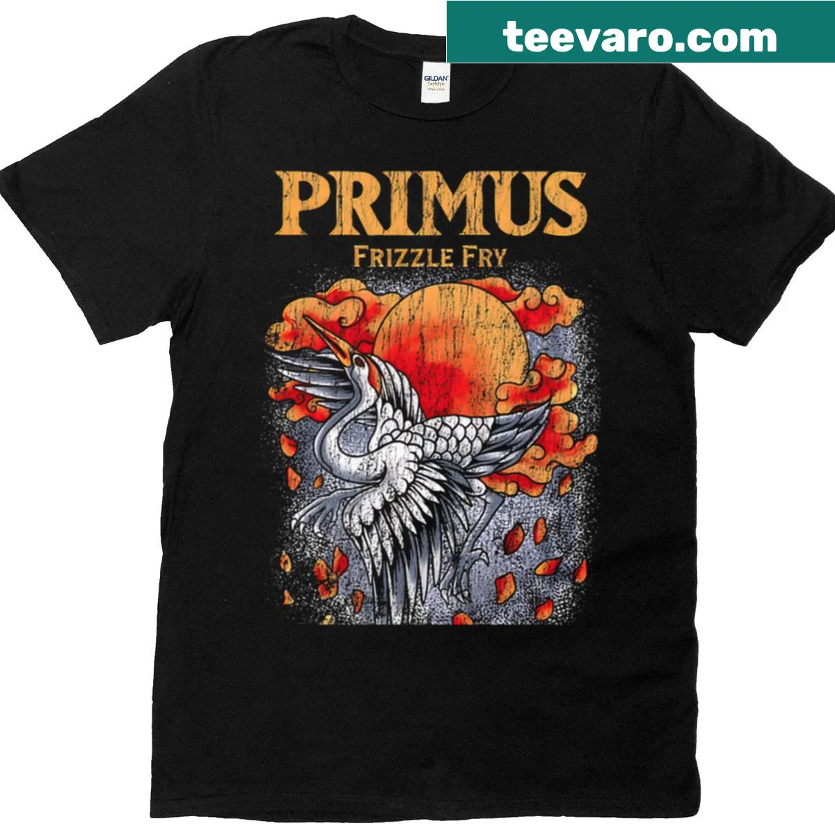 T-shirt featuring dreamy abstract artwork with storytelling theme — on a men's t-shirt