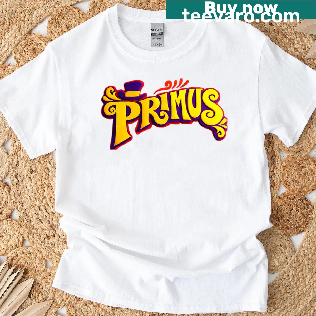 Expressive graphic T-shirt inspired by Primus, showcasing emotional storytelling. — on a men's t-shirt
