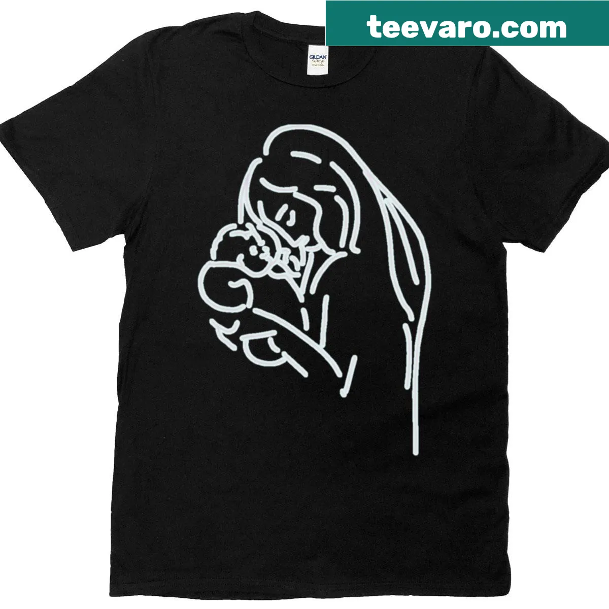 Sentimental T-shirt with the phrase Pure Love Mama Me — on a men's t-shirt