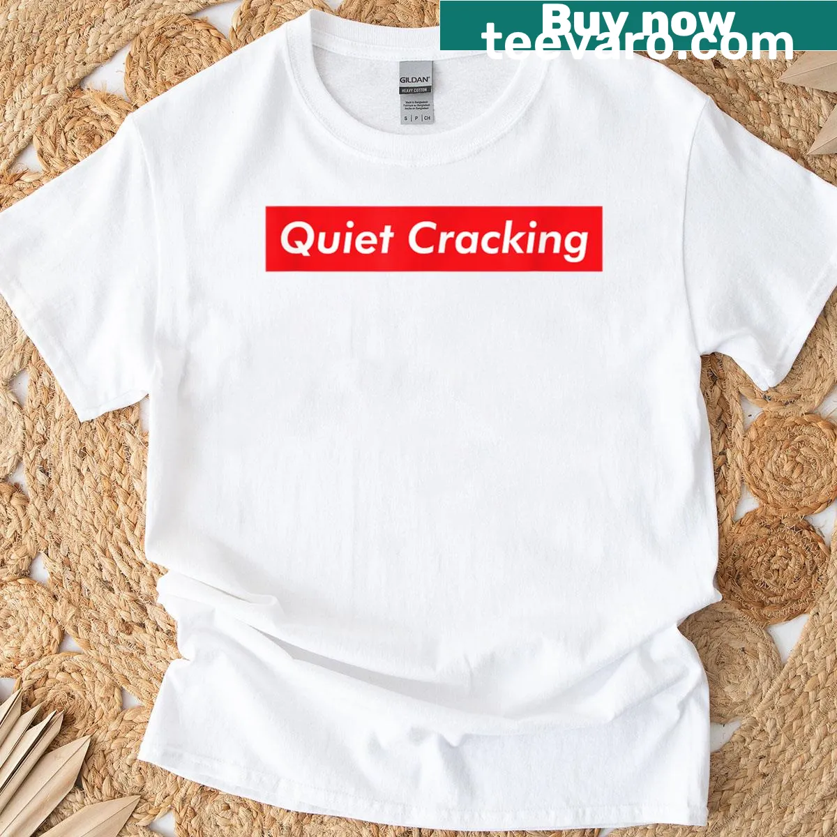T-shirt featuring humorous text about Gen Z workplace disengagement — on a men's t-shirt