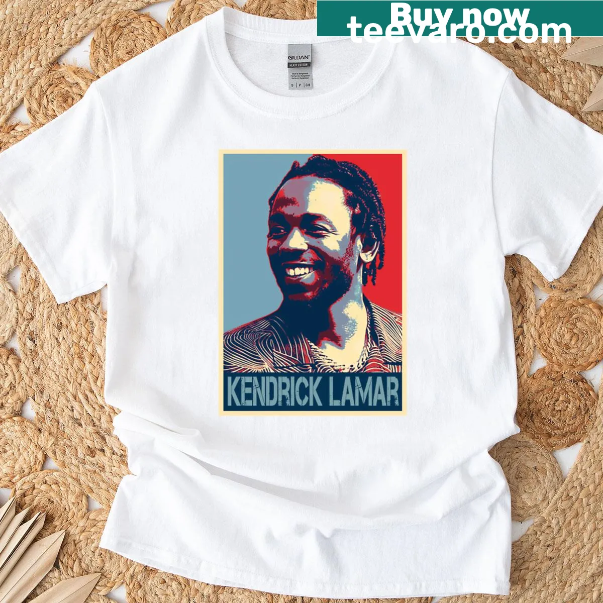 90s style rapper tour music t-shirt — on a men's t-shirt