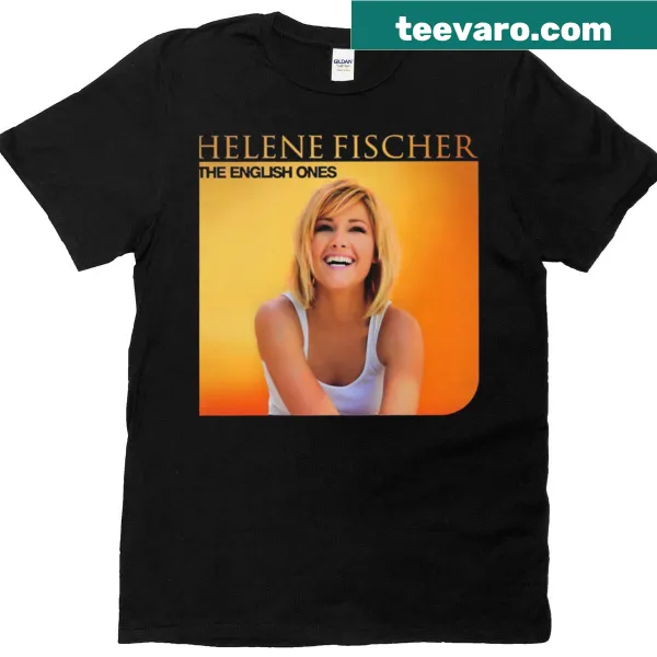 Vintage-style t-shirt celebrating Helene Fischer with retro text