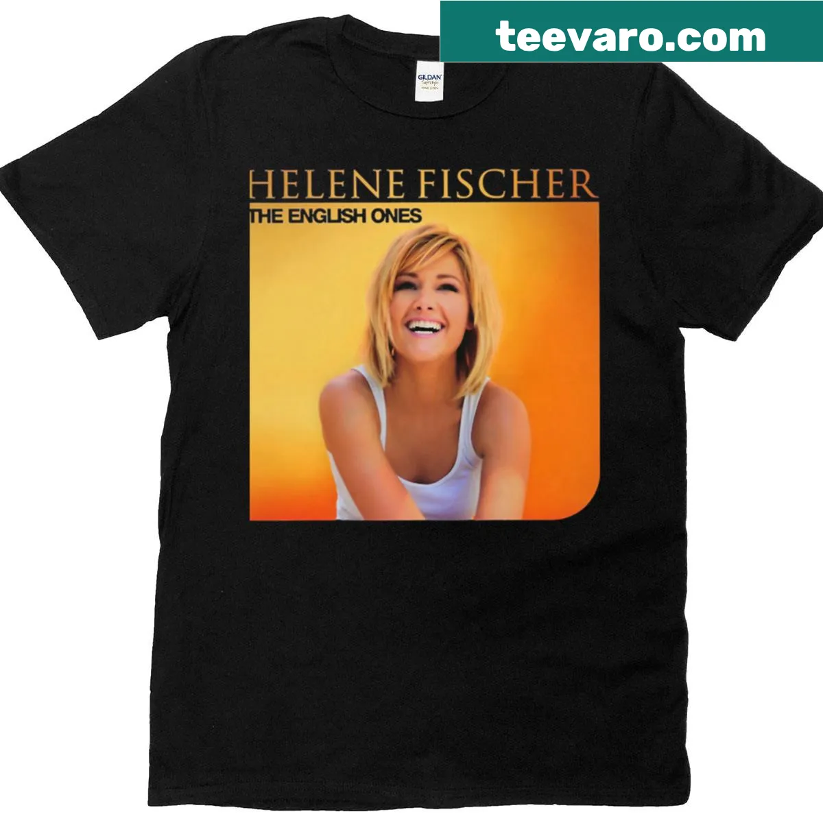 Vintage-style t-shirt celebrating Helene Fischer with retro text — on a men's t-shirt