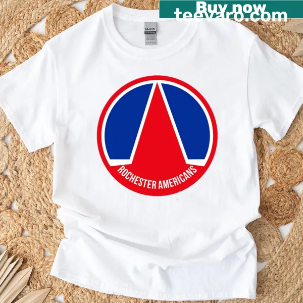 Rochester Americans logo graphic T-shirt