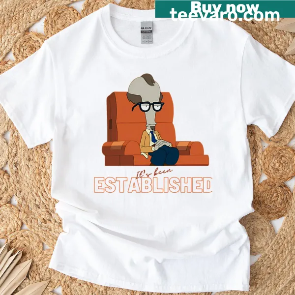 Funny Roger American Dad t-shirt with established slogan