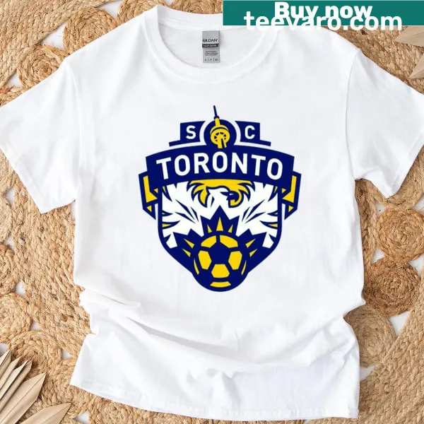T-shirt featuring simple text graphic focused on Sc Toronto