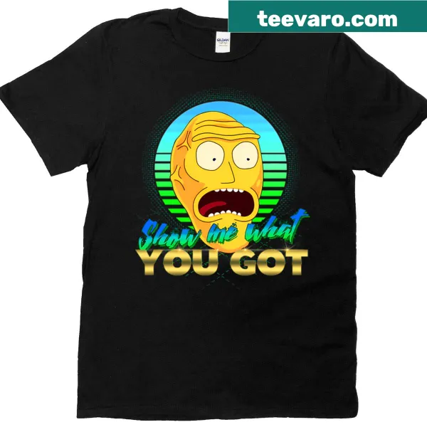 Bold T-shirt featuring 'Show Me What You Got' text for competitors
