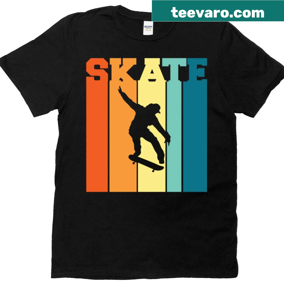 Skate Lovers T-shirt featuring a playful skate-themed design — on a men's t-shirt