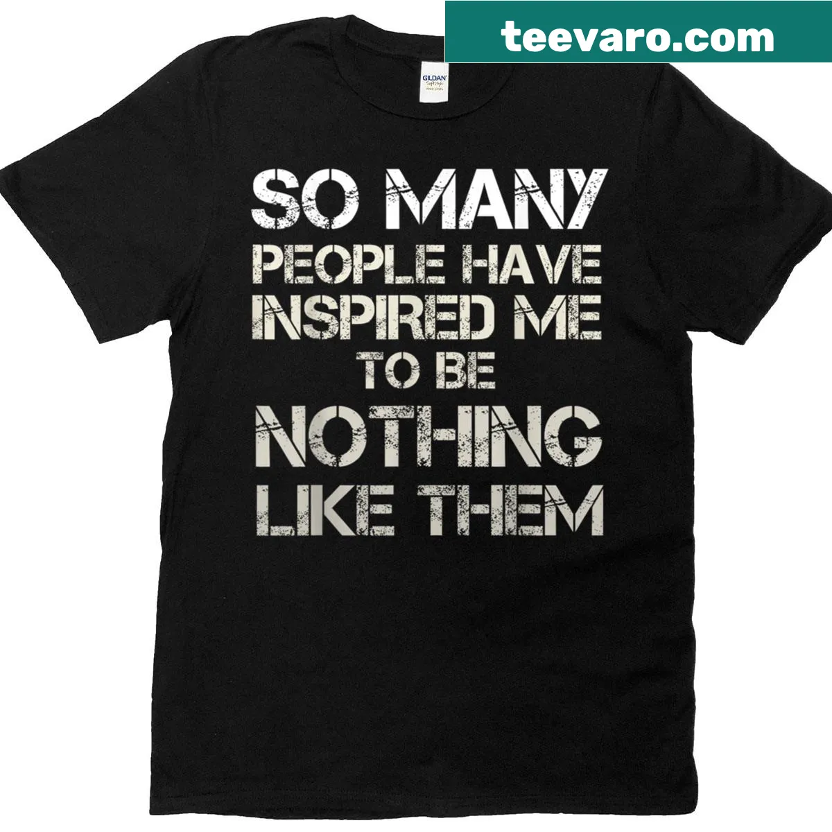 Sarcastic quote t-shirt featuring playful typography — on a men's t-shirt
