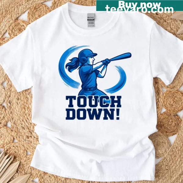 Softball-themed T-shirt for players and fans