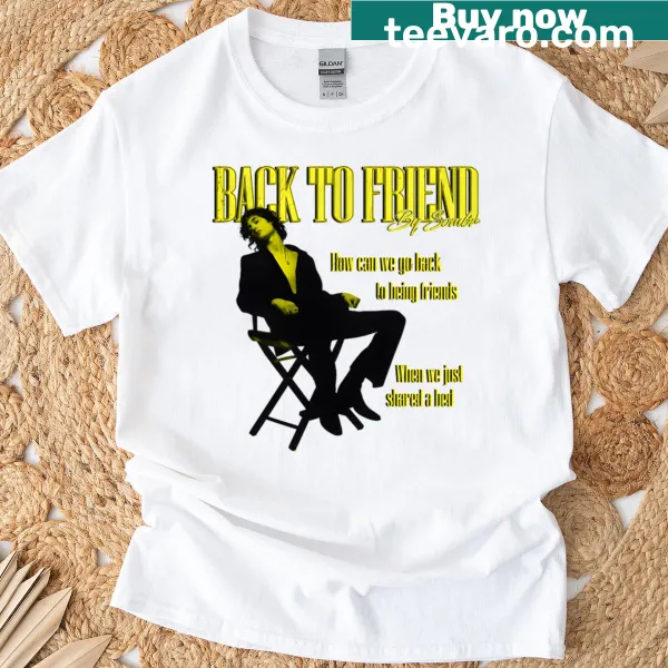 Retro t-shirt featuring artistic music lyric design