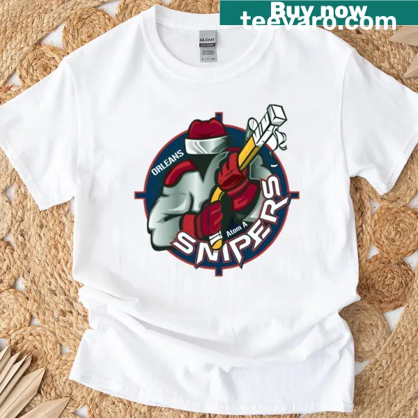 T-shirt featuring a prominent sport logo design