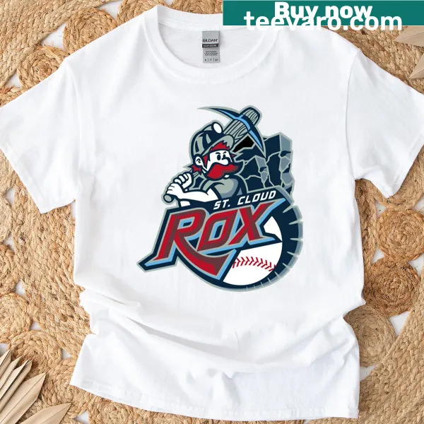 St Cloud Rox team logo graphic on a sports T-shirt