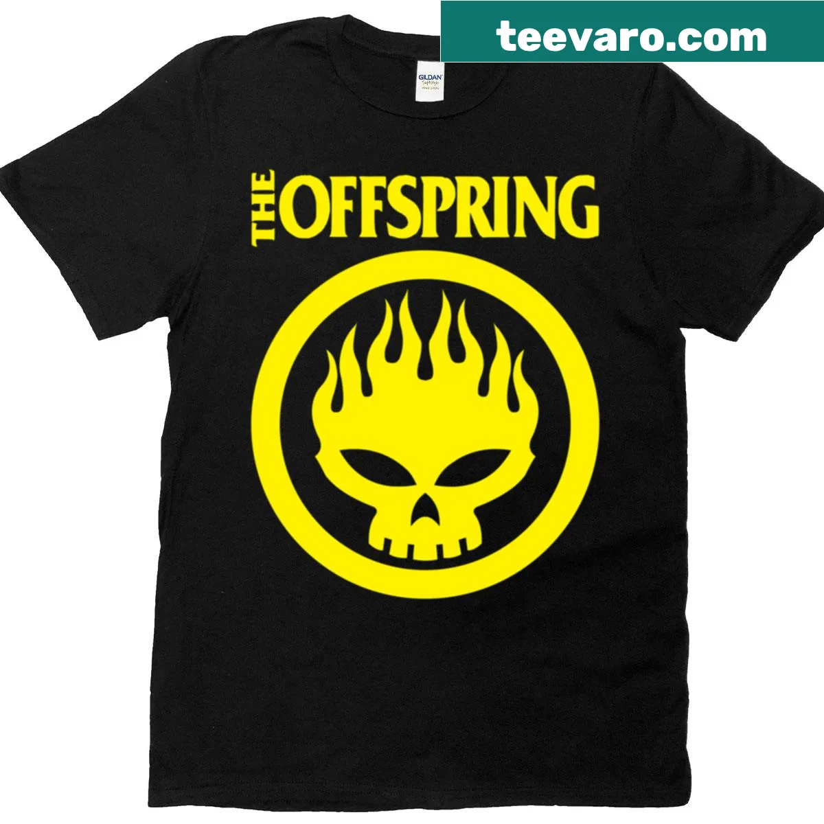 Edgy t-shirt featuring a bold skull graphic — on a men's t-shirt