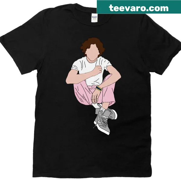 Artistic design featuring Timothe Chalamet on a T-shirt