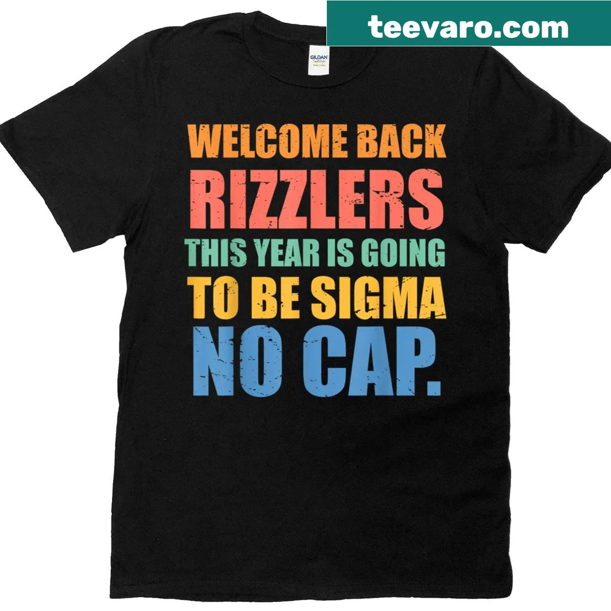 Teacher T-shirt with welcoming text graphic for back-to-school — on a men's t-shirt