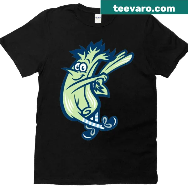 Wilmington Blue Rocks alternate logo illustration on t-shirt