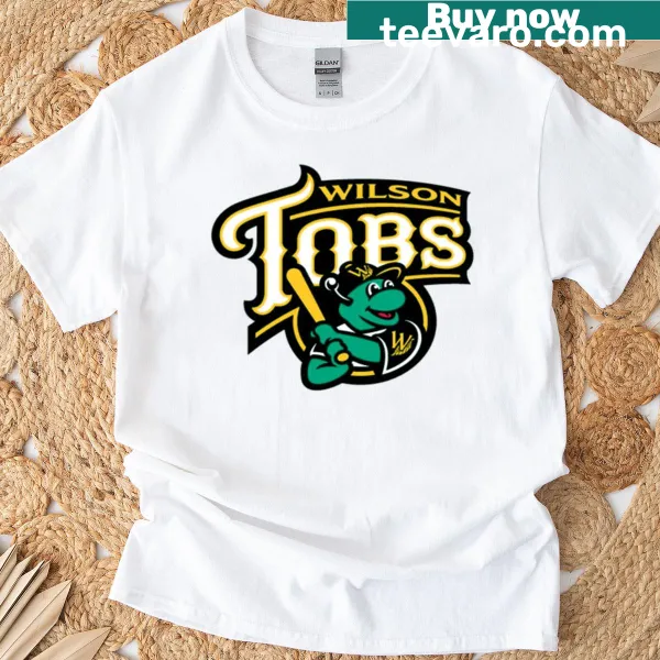 Typographic T-shirt showcasing the Wilson Tobs name