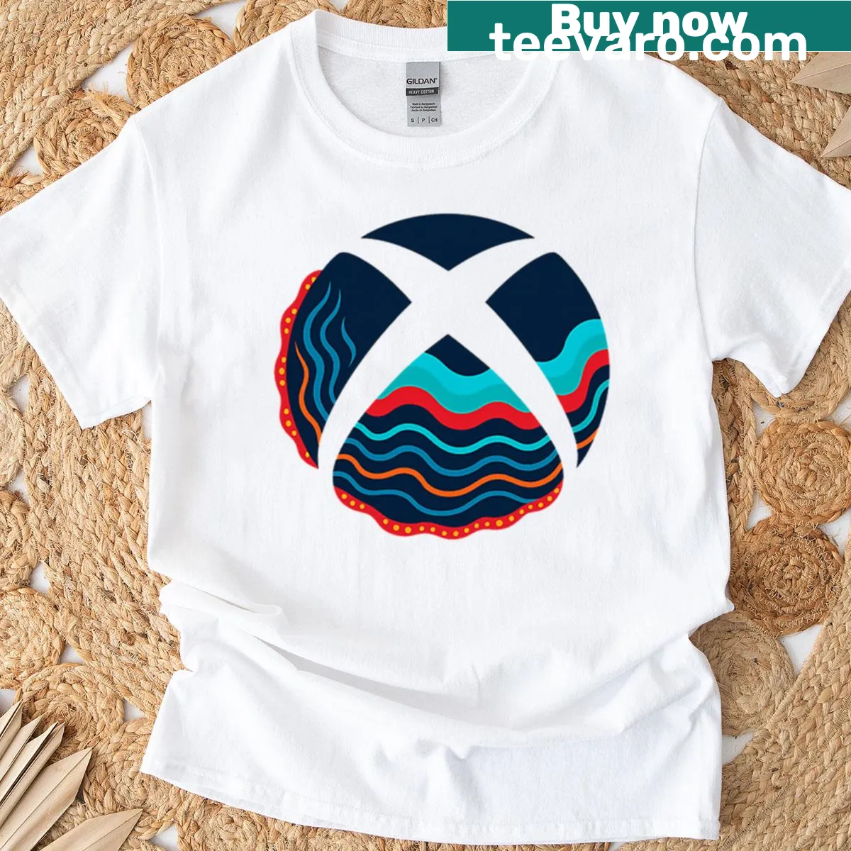 Xbox T-shirt celebrating Hispanic Heritage Month — on a men's t-shirt